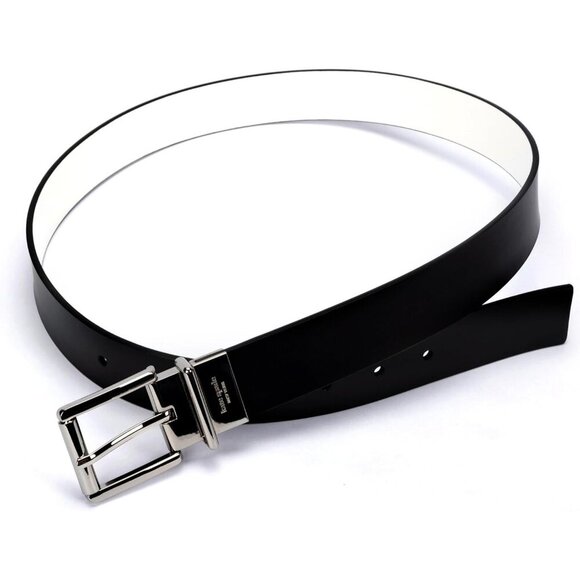 Womens Reversible Leather Belt 80% Leather 32mm Adjustable Chic Accessory